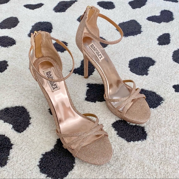 Badgley Mischka Shoes - BADGLEY MISCHKA “Signify” Sparkly Heels (9.5)